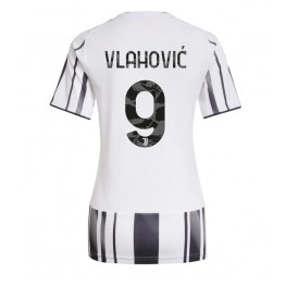 Juventus Dusan Vlahovic #9 Thuis tenue Dames 2025-26 Korte Mouw